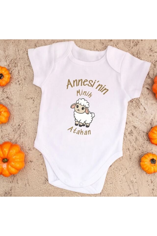 Kişiye Özel Annesinin Minik Kuzusu Bebek Zıbını