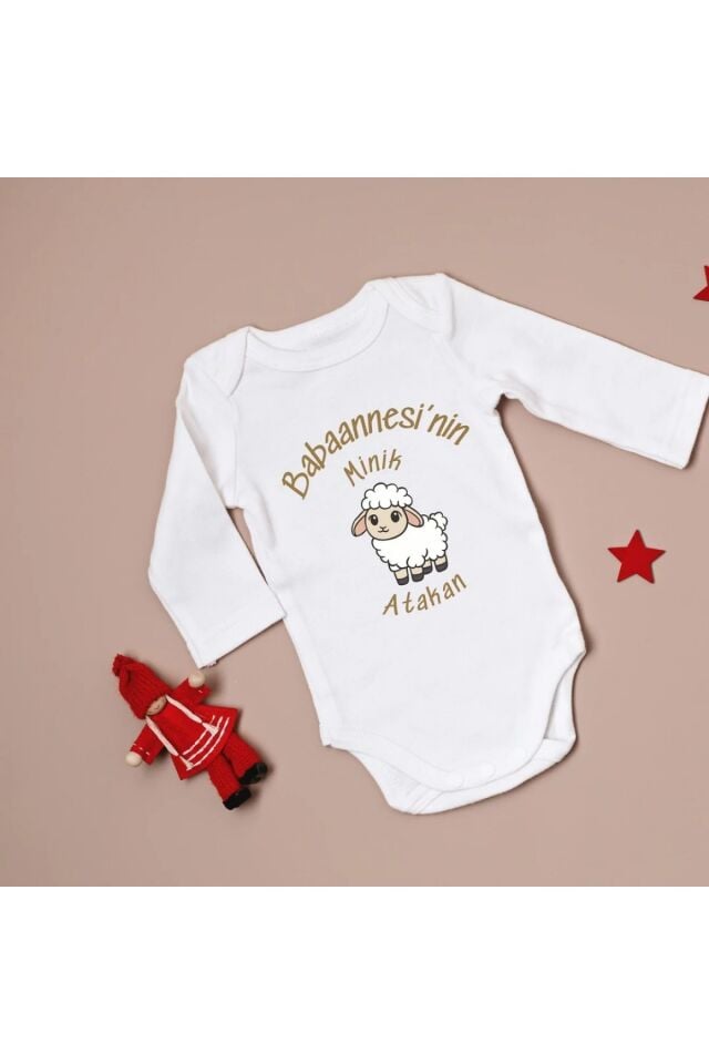Kişiye Özel Annesinin Minik Kuzusu Bebek Zıbını